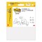 Post-it Easel Pads Super Sticky 15 in. x 18 in. 20 Sheets Unruled Vertical-Orientation Self-Stick Easel Pads - White (2/Pack)